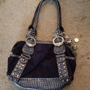 Kathy Van Zeeland Navy Purse